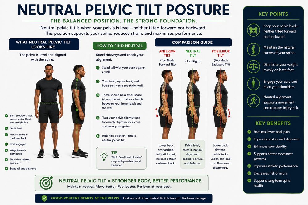 Neutral pelvic tilt reference